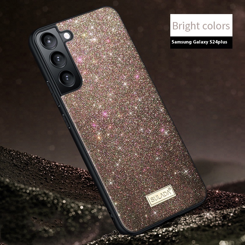 Drop-resistant Glitter Leather Phone Case - Image 7