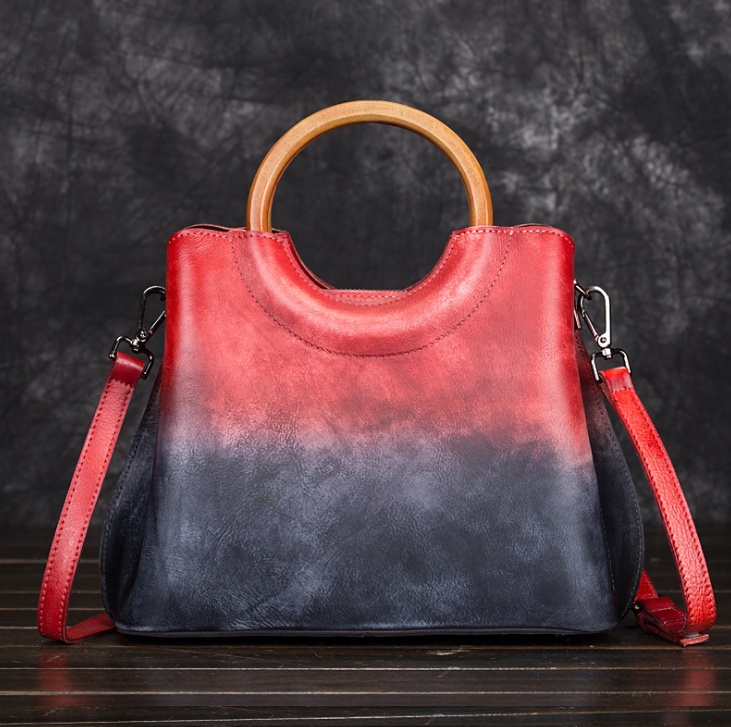 Leather Suede Handbags - Image 5