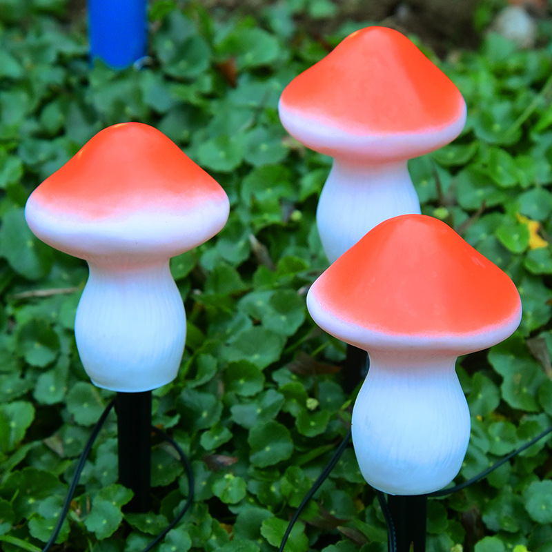 Solar Mushroom Garden Landscape Lamp - Image 4