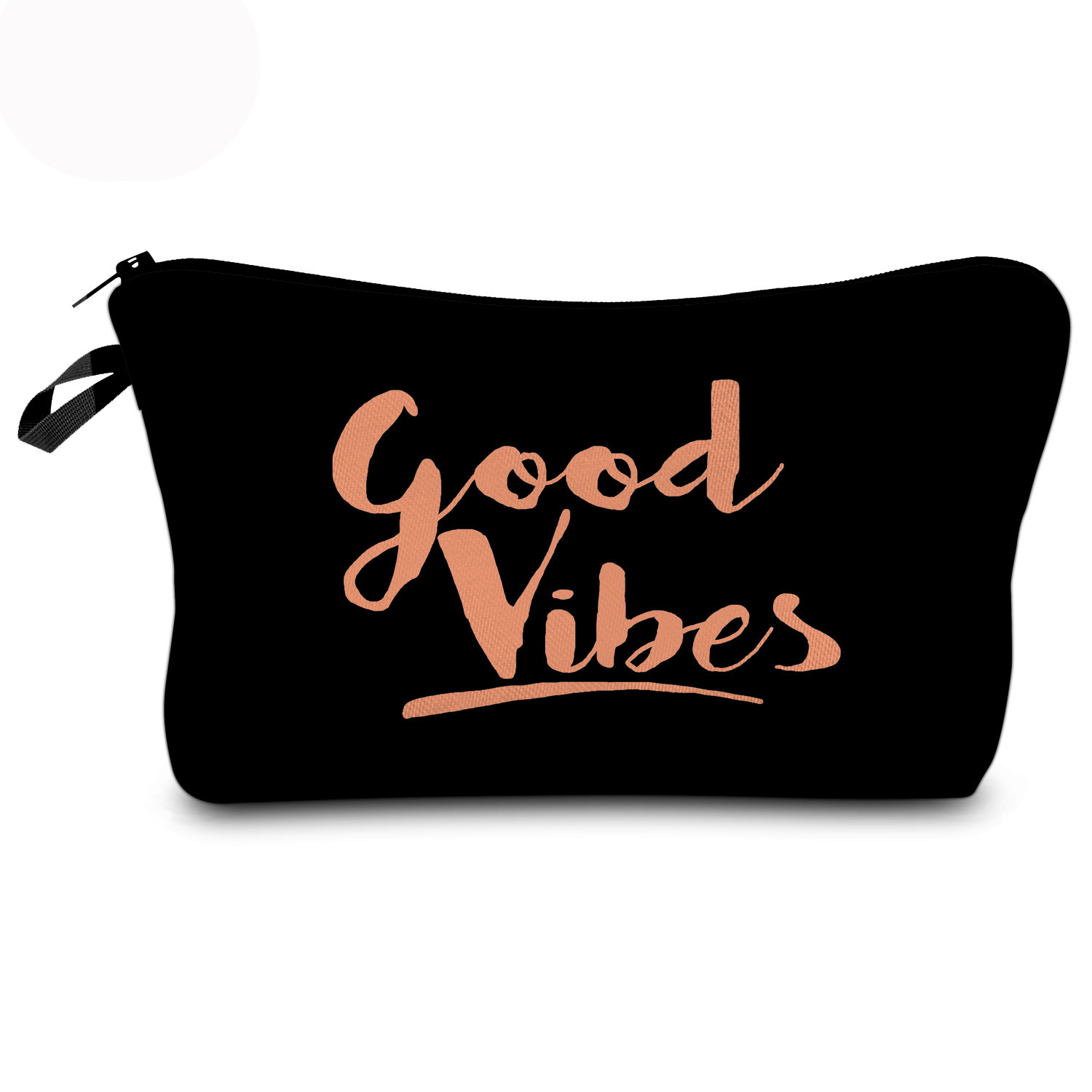 English Alphabet Printed Cosmetic Bag