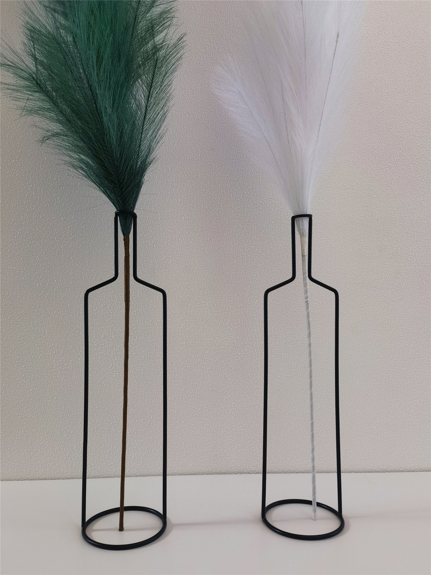 Nordic Large Tall Iron Line Flower Vase - Image 7