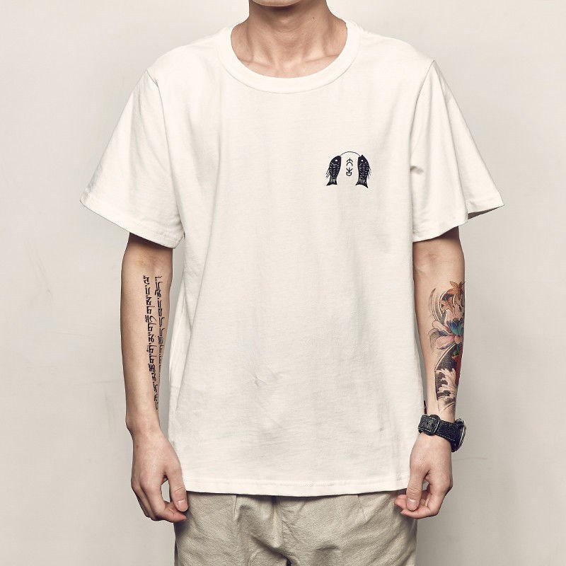 Fashion Acrobatics Cat Printing T-Shirt - Image 4
