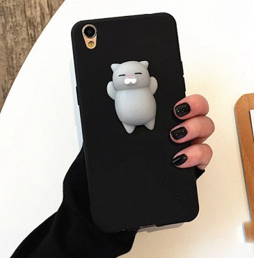Lovely Cartoon Soft Cat Phone Case - Image 4