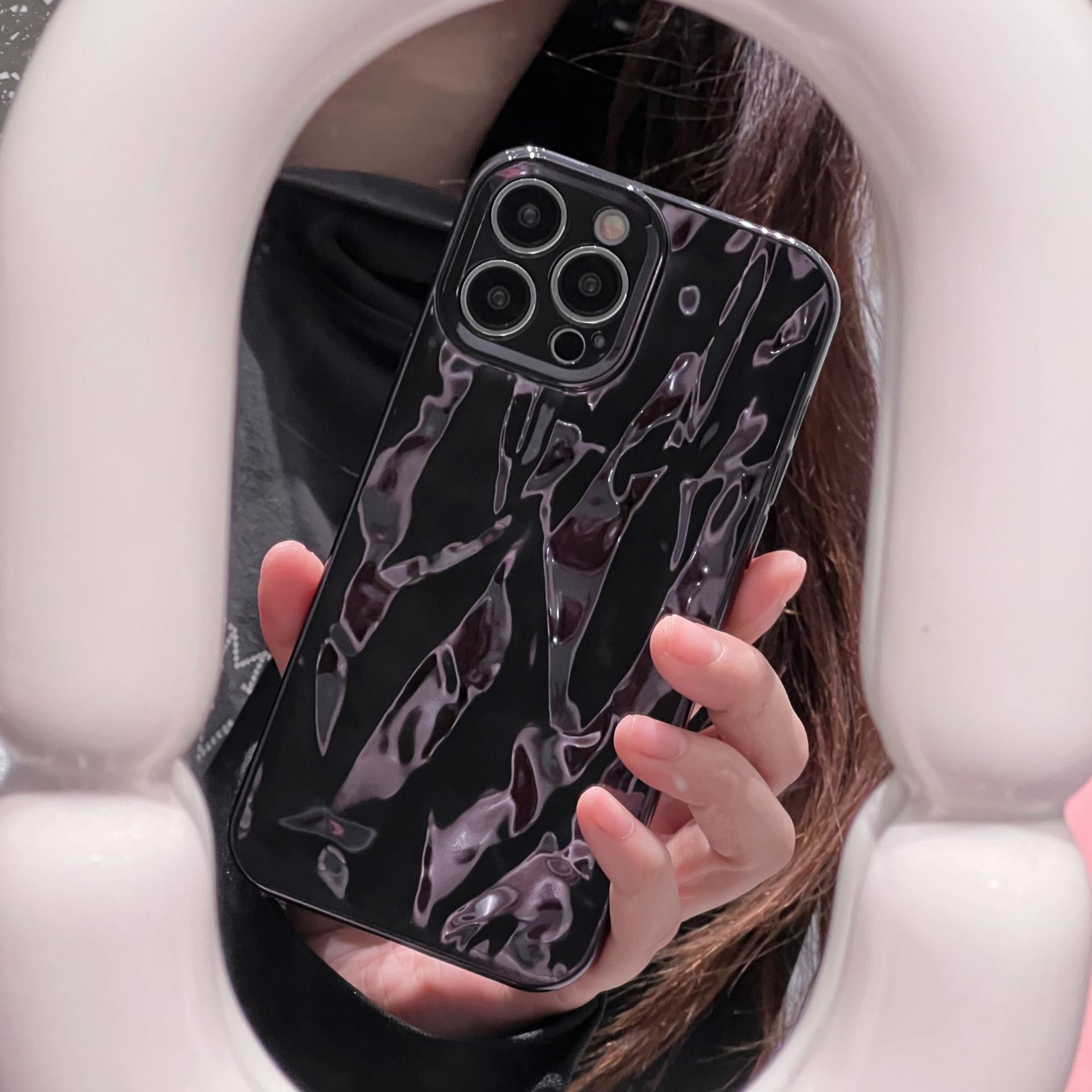 Electroplating Yinshan Crack Phone Case - Image 5