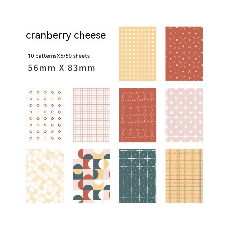 Retro Collage Material Paper Sweet Light Note Paper - Image 9