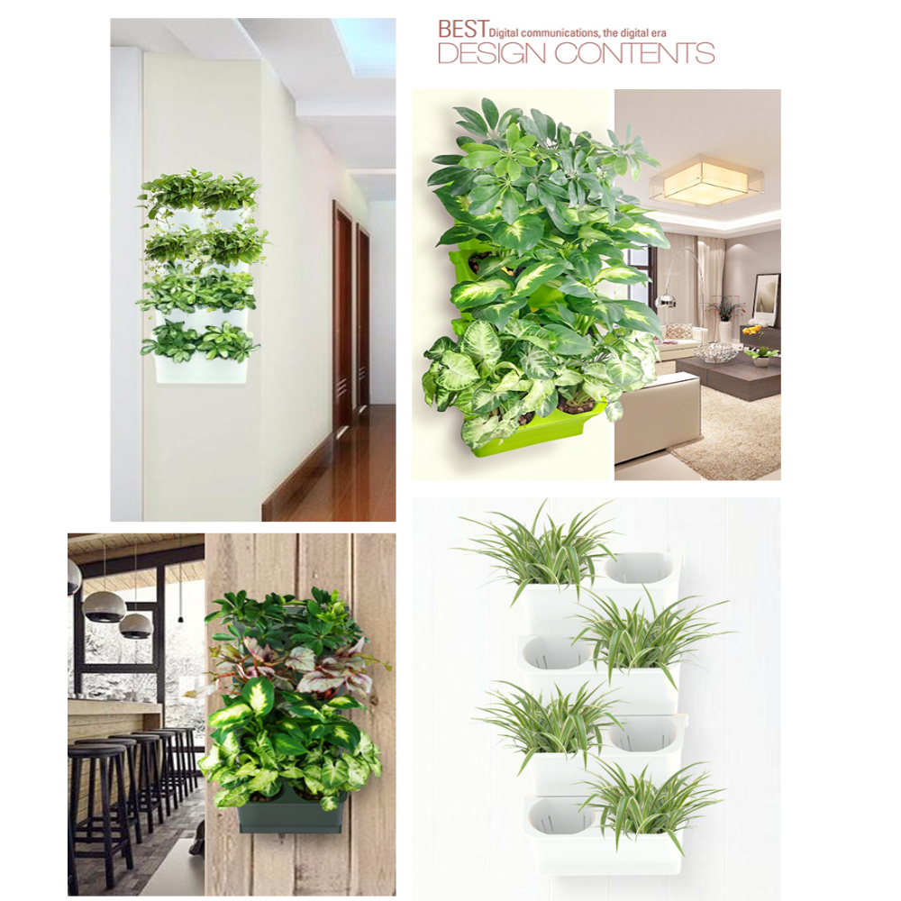 Vertical Stackable Wall Hanging Flower Planter