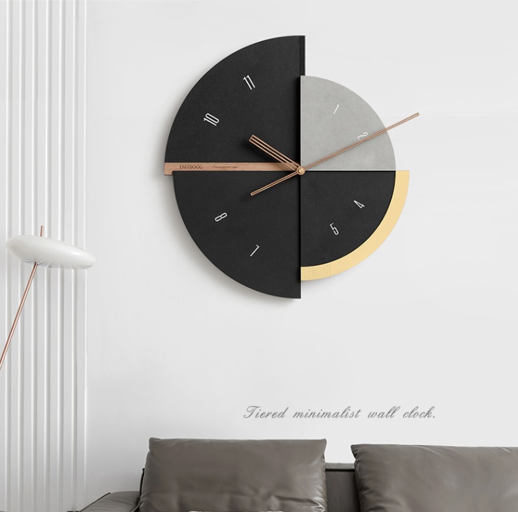 Nordic Light Luxury Time Wall Clock
