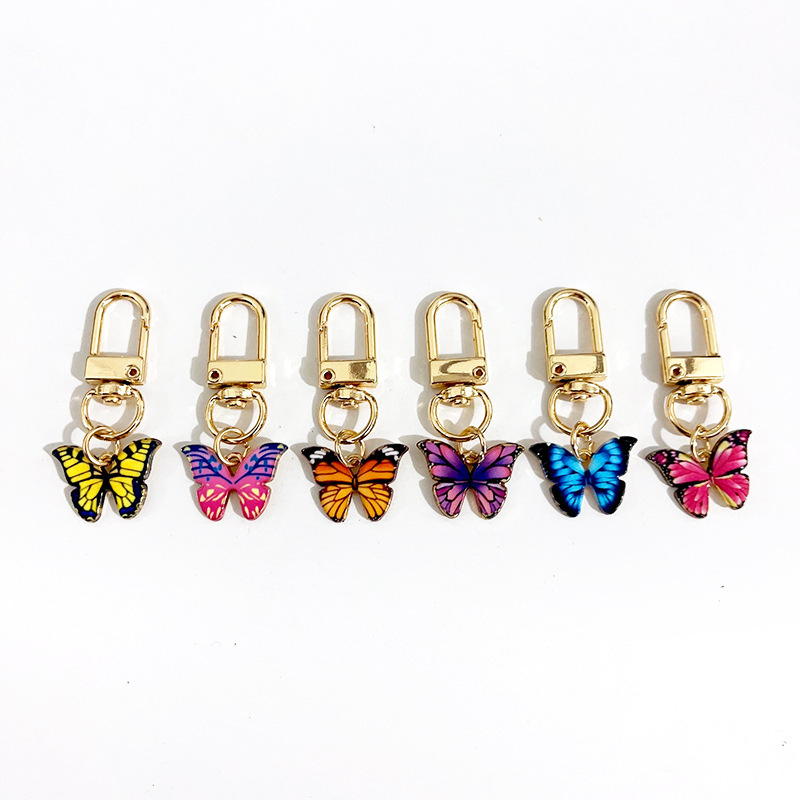 Creative Mini Small Butterfly Keychain Pendant - Image 8