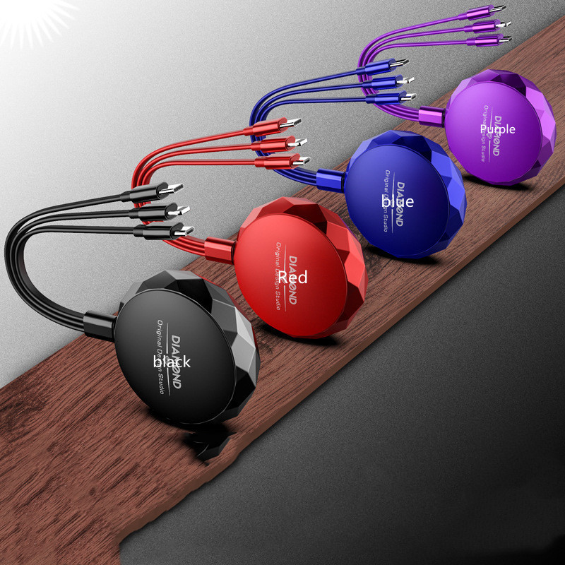 Three In One Retractable Cable