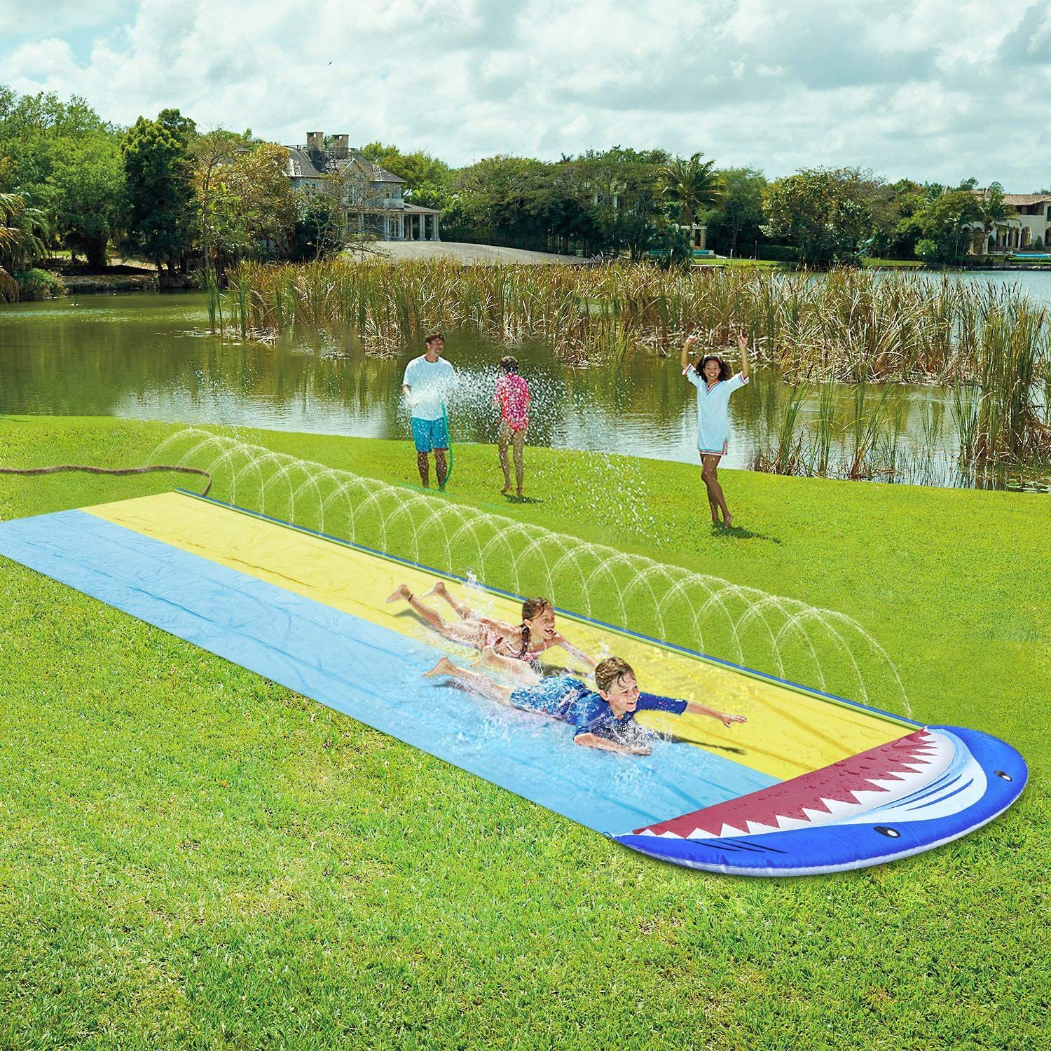 Outdoor Lawn Water Spray Toys Slide - Image 4