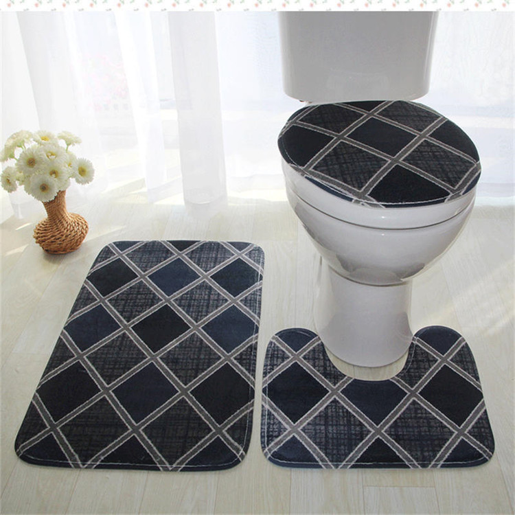 Three-Piece Absorbent Whale Printed Bath Mat - Image 5