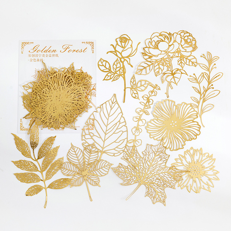 Lace Paper Journal Material Decorative Sticker - Image 6