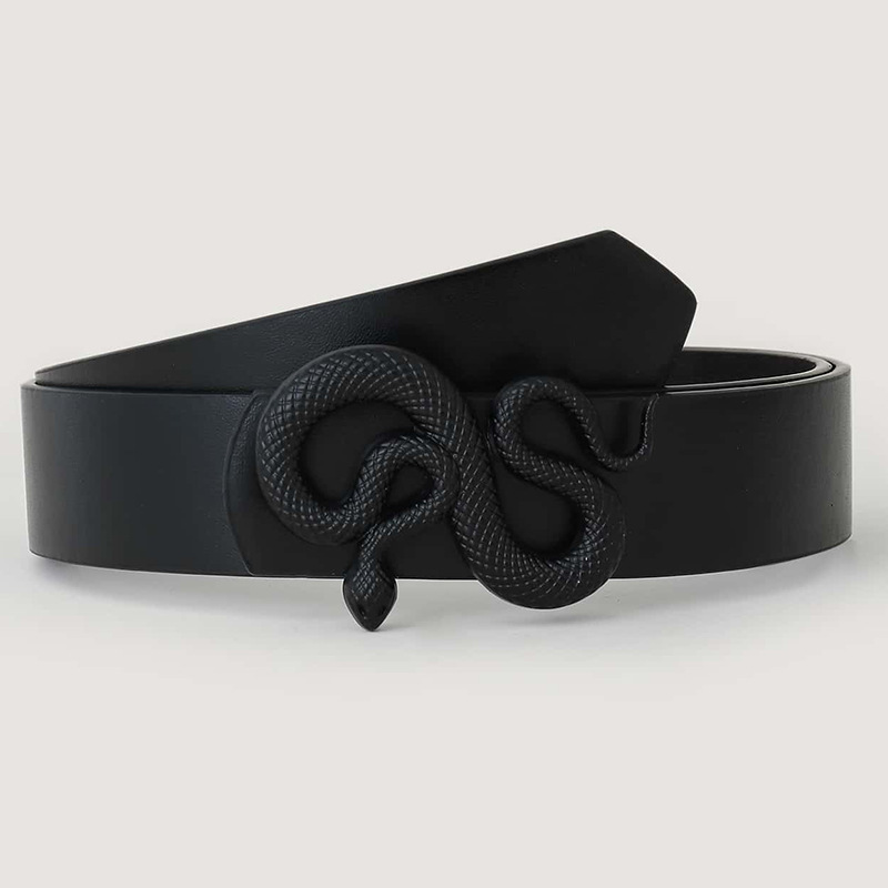 Creative Animal Alloy Snake Buckle Retro Belt