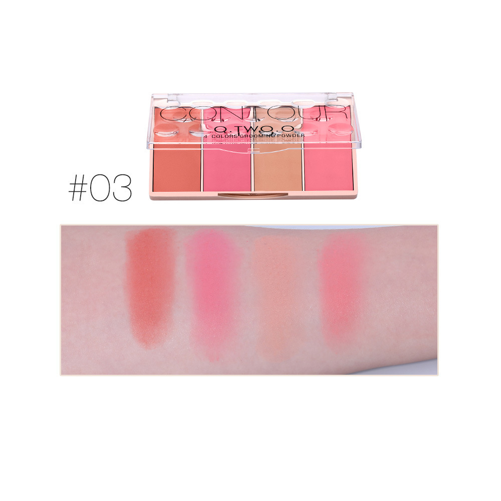 Rose Gold Four-Color Highlight Blush - Image 5