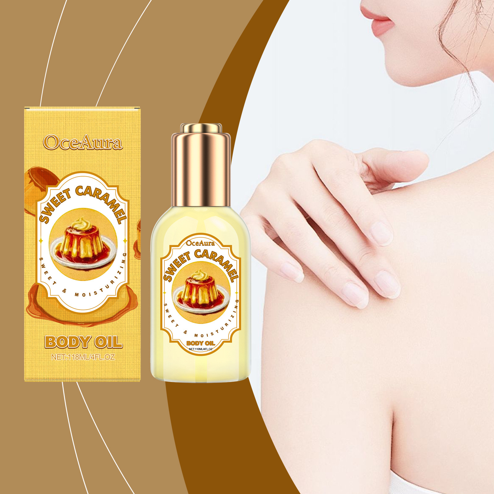 Caramel Body Moisturizing Treatment Oil