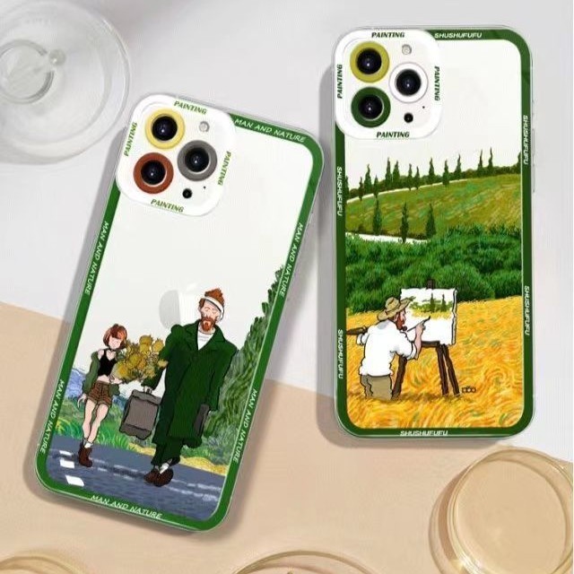 Creative Silicone Garden Scenery Phone Case