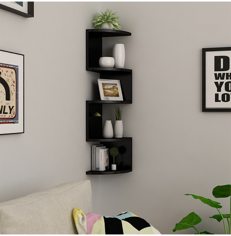 Creativity Wall Corner Lattice Decoration Shelf