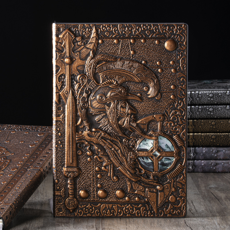 Embossed Surface General Retro Notebook - Image 5