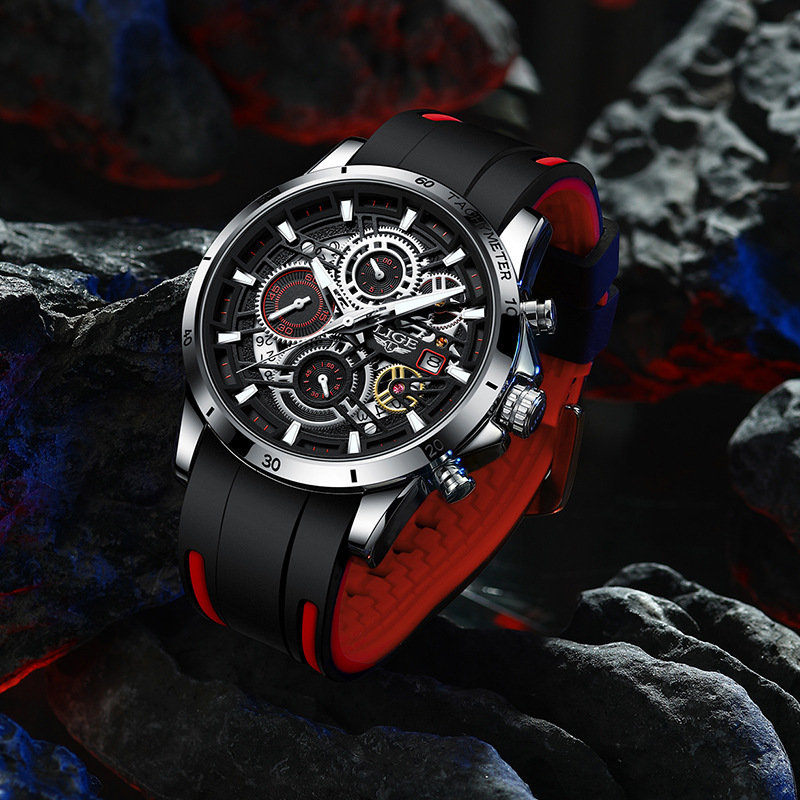 Multifunctional Skeleton Quartz Watch - Image 9