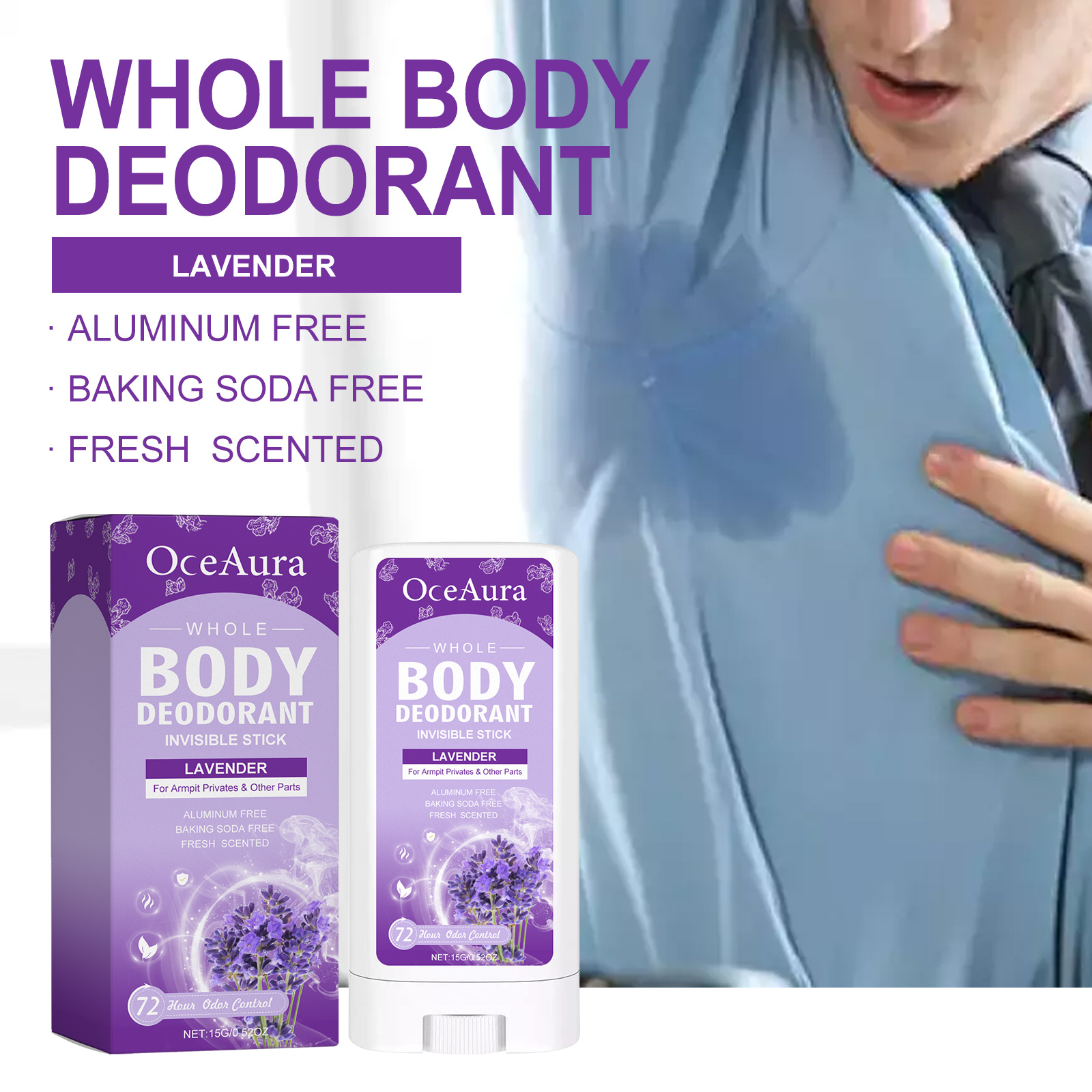 Antiperspirant OceAura Whole Body Deodorant