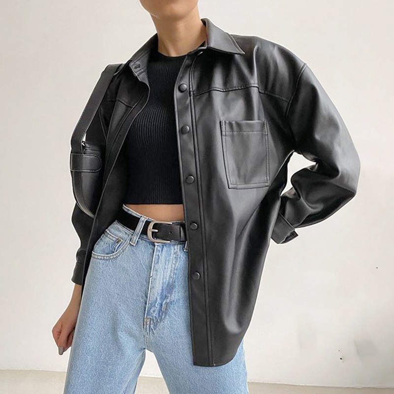 Leather Motorcycle Jacket - Image 2