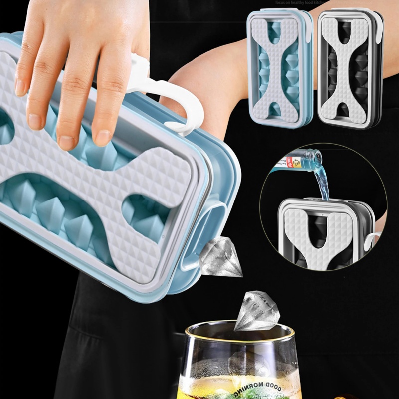 2 in1 Portable Silicone Ice Ball Ice Mould Maker