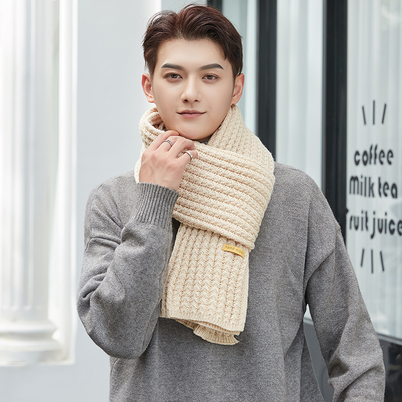 Woollen Long Warm Knitted Scarf
