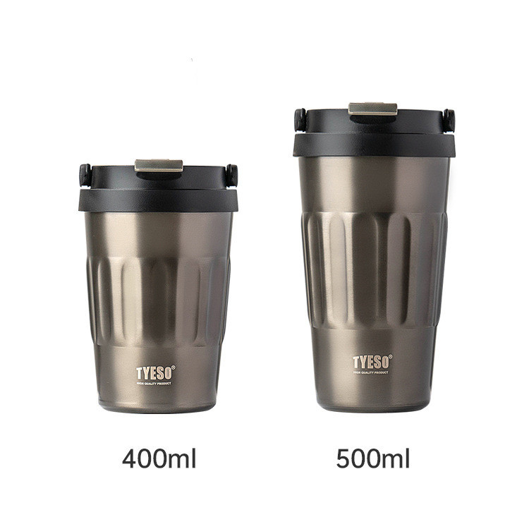 Portable Stainless Steel Retro Metal Coffee Sipper Mug - Image 2