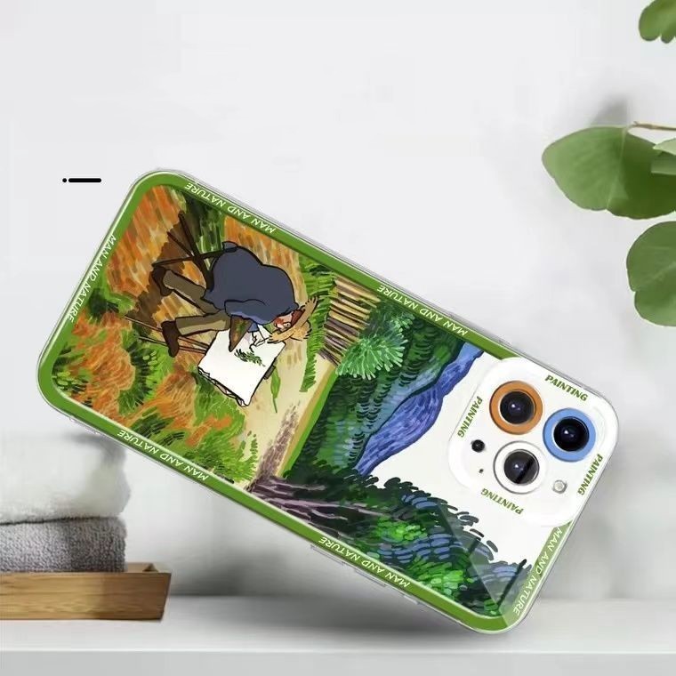 Creative Silicone Garden Scenery Phone Case - Image 3