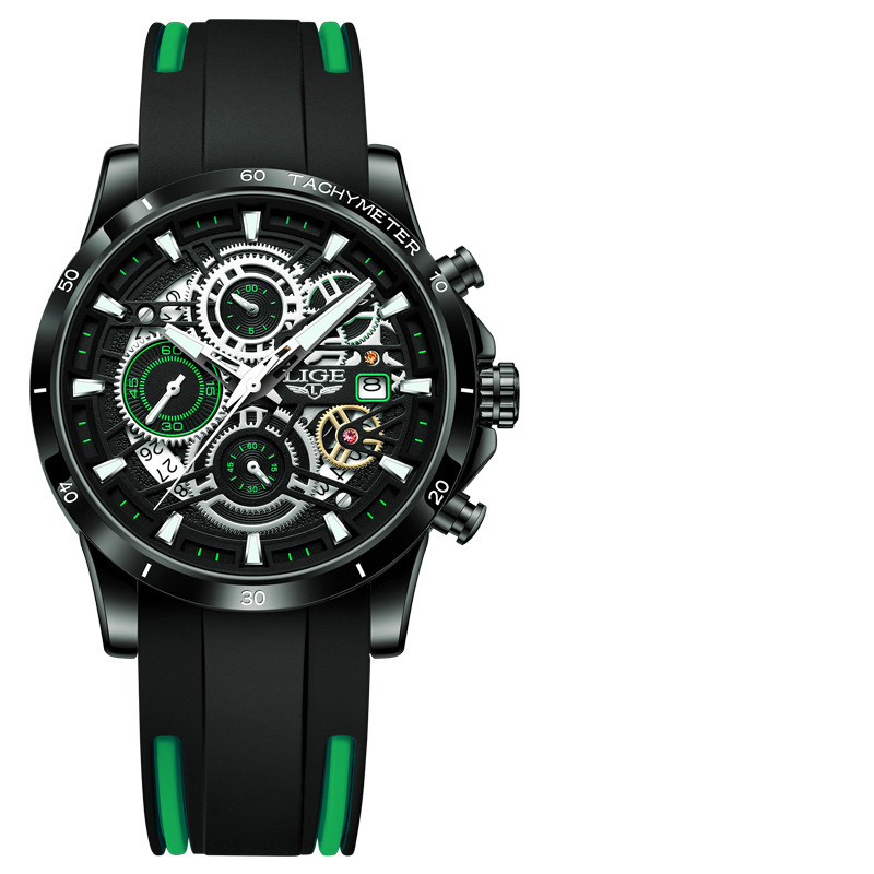 Multifunctional Skeleton Quartz Watch - Image 7