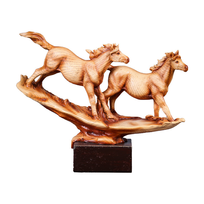 Trongwell Home Decor Bronze Horse Sculpture - Image 4