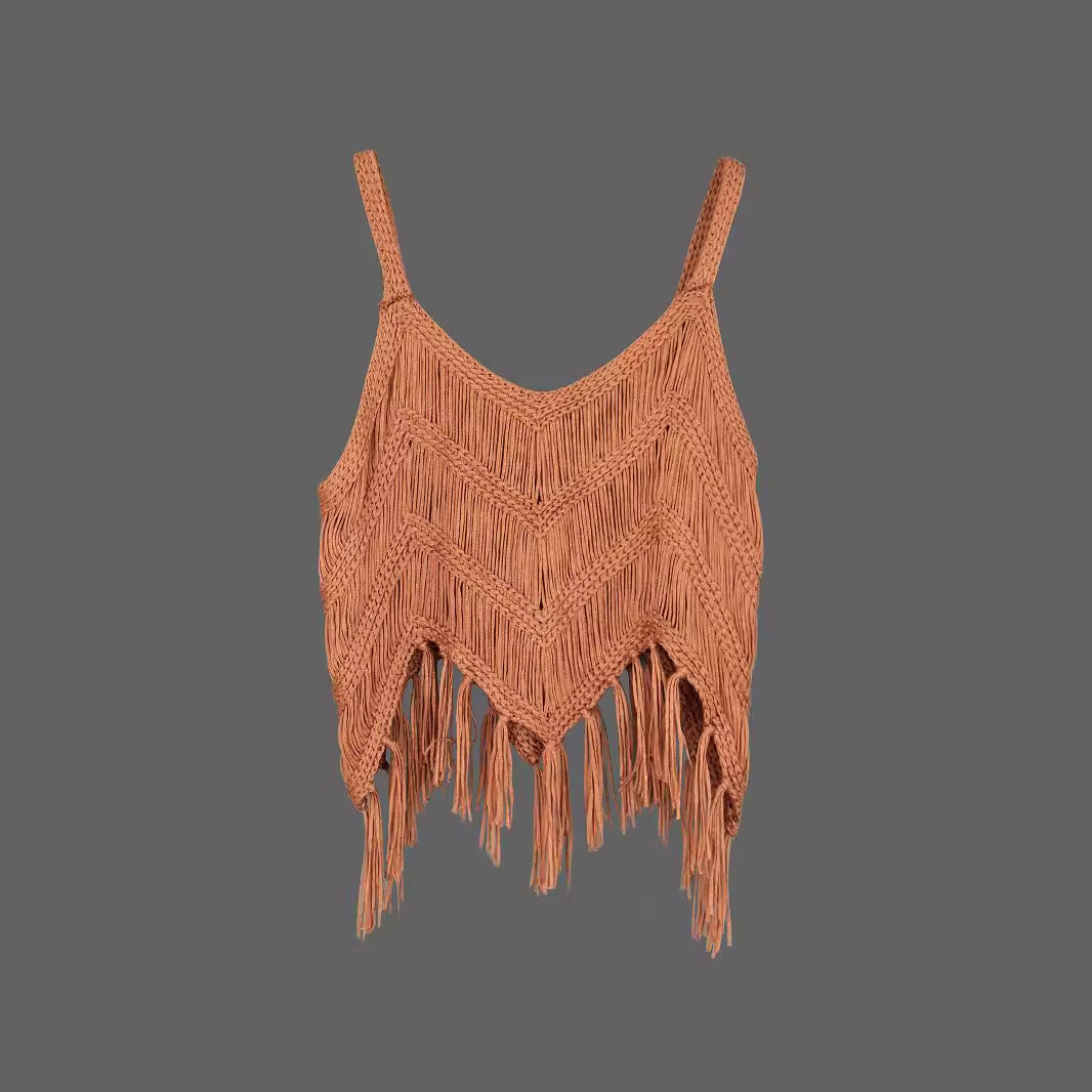 Knitwear Tassel Pullover Hollow Out - Image 9