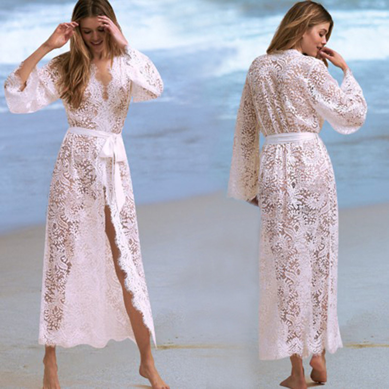 Lace Bikini Blouse Jacket