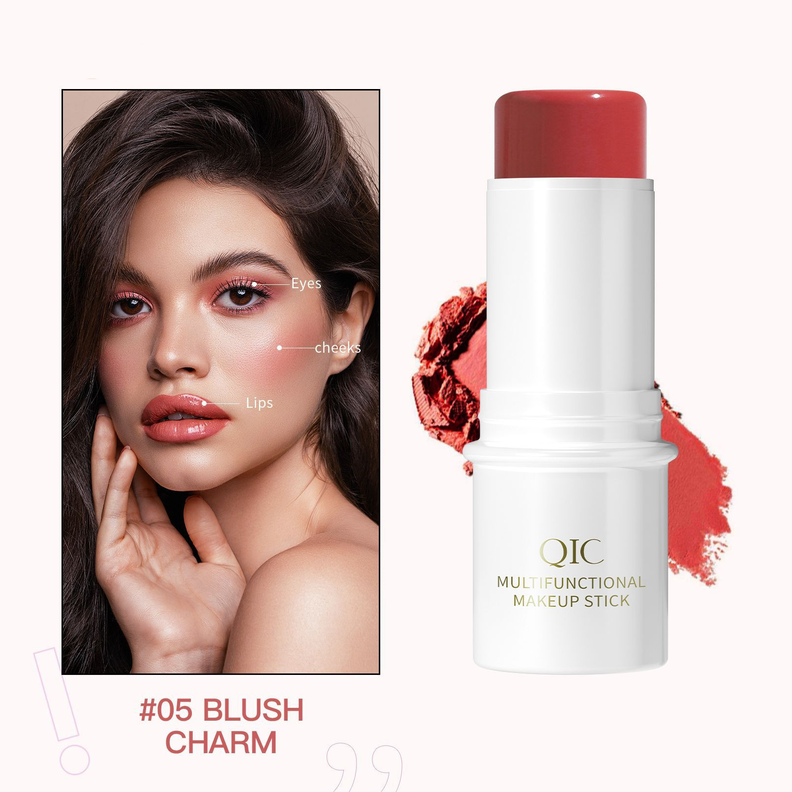 3 In 1 Highlighter Face Concealing Blush Stick - Image 6