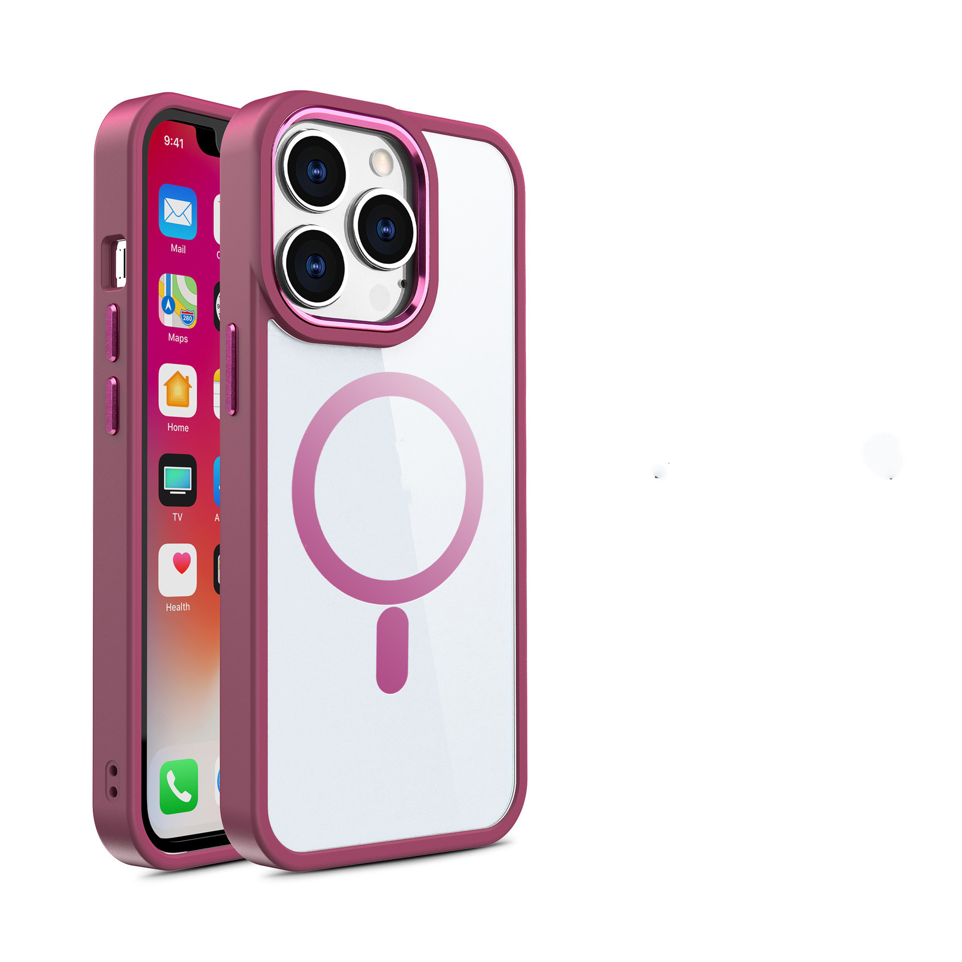 Magnetic Transparent Protective Phone Case - Image 8