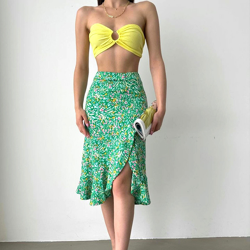 Elegant Floral Hot Skirt - Image 5
