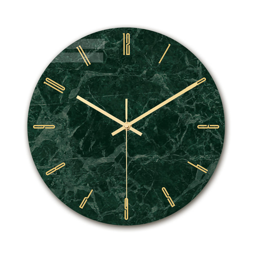 Creative Marble Wall Clock - Image 2