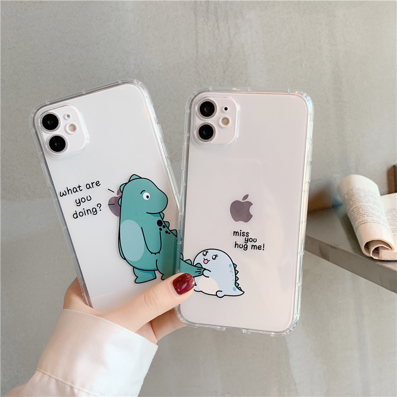 Simple Transparent Airbag Anti-fall Phone Case