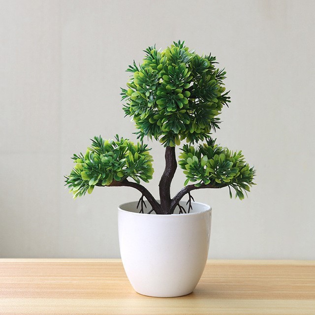Artificial Potted Arborous Green Plants