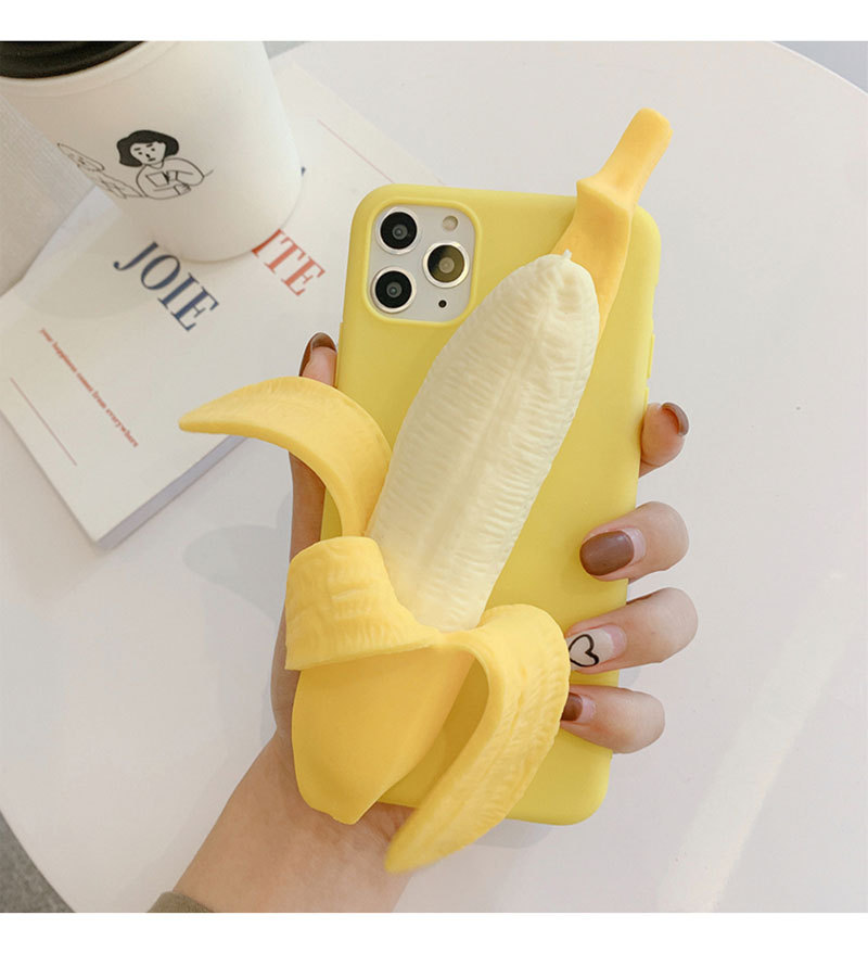 Un Zip Banana Silicone Phone Case - Image 3