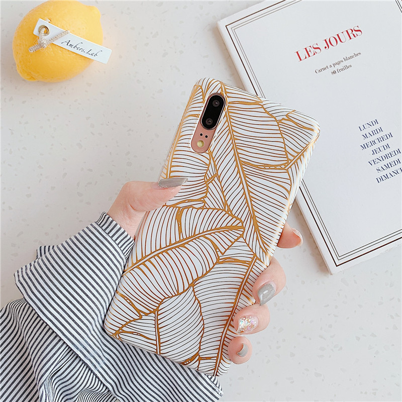 Bronzing Flower Phone Caase