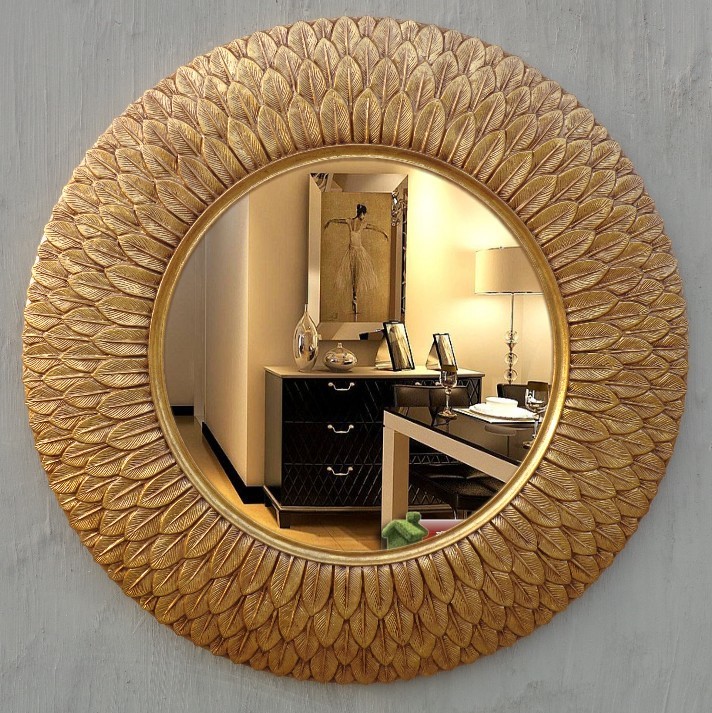 Creative Retro Bathroom Mirror