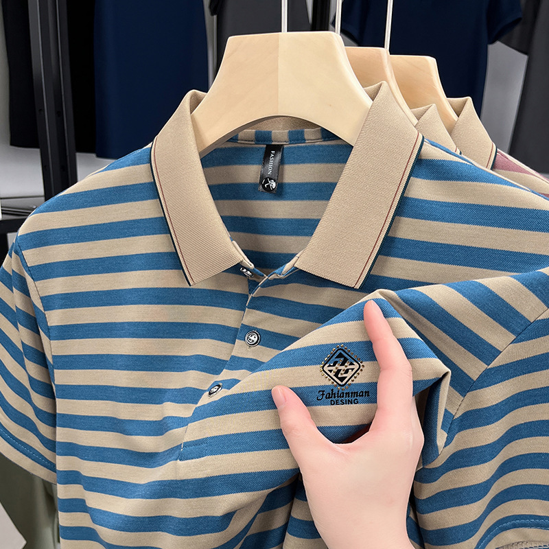 Striped Casual Short Sleeve - Image 6