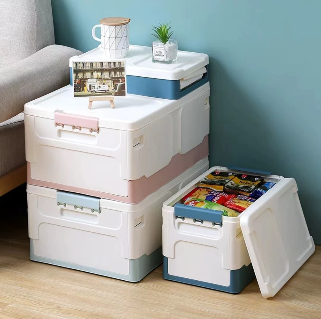 Household Plastic Folding Storage Box - Image 7