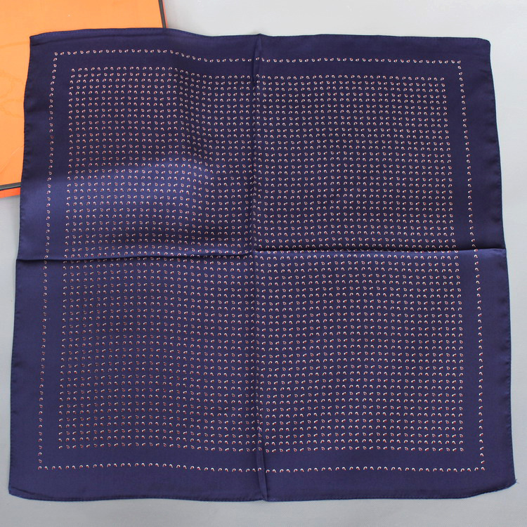 Men's Fashion Vintage Cashew Flower Silk Scarf - Image 10