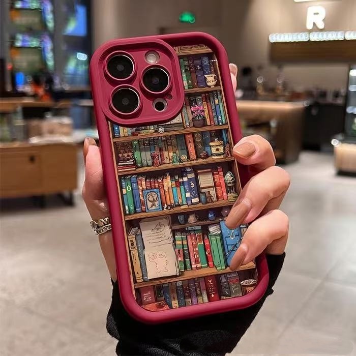 Creative Book Library Phone Case - Image 2