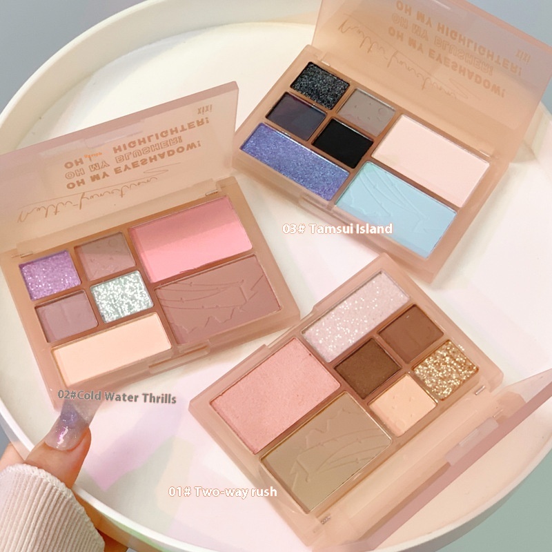 Seven-color Comprehensive Eye Shadow