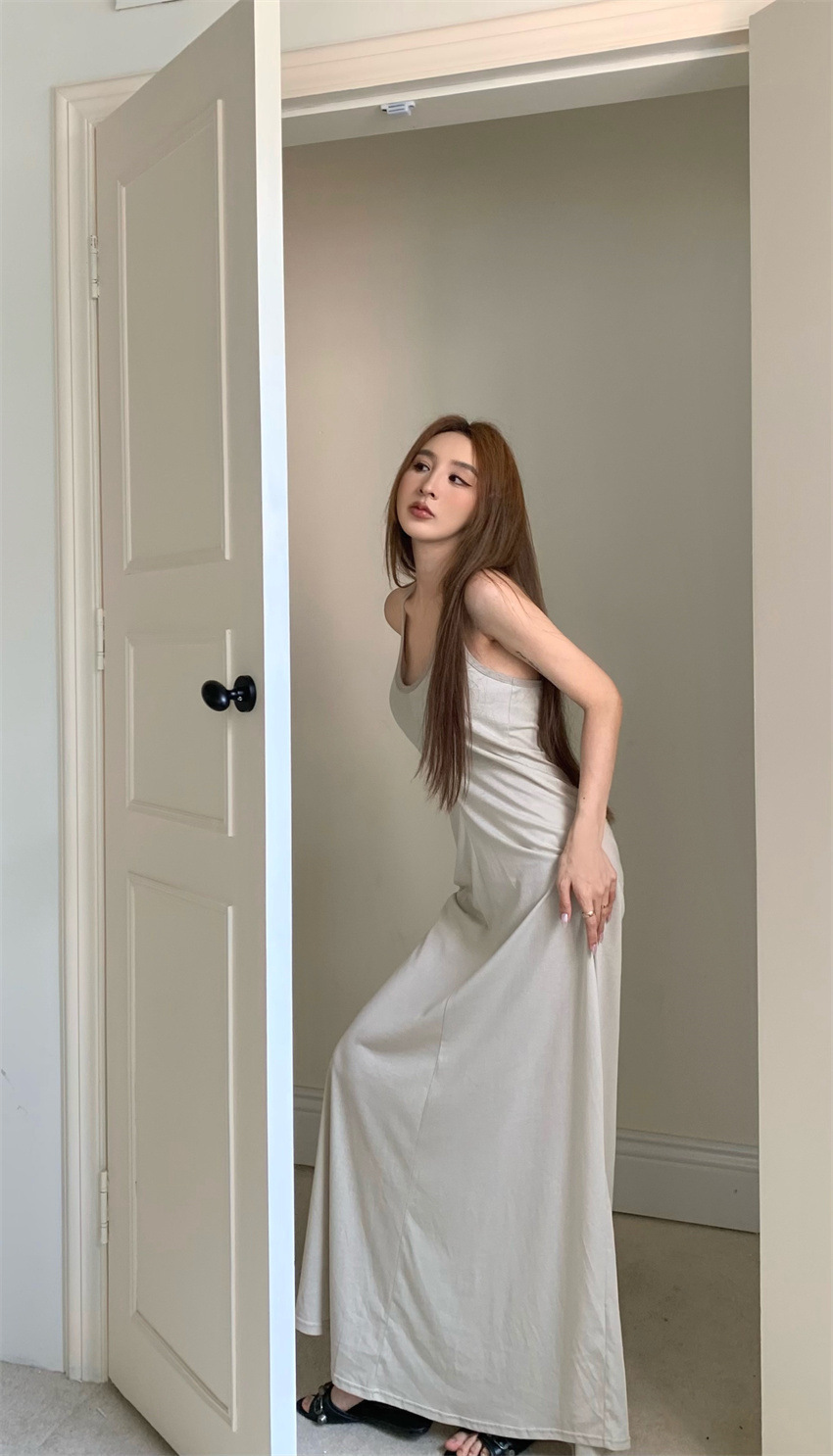 Summer Elegant Sleeveless Thin Dress - Image 4