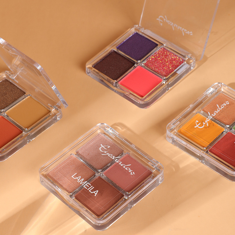 Sequin Four-Grid Eyeshadow