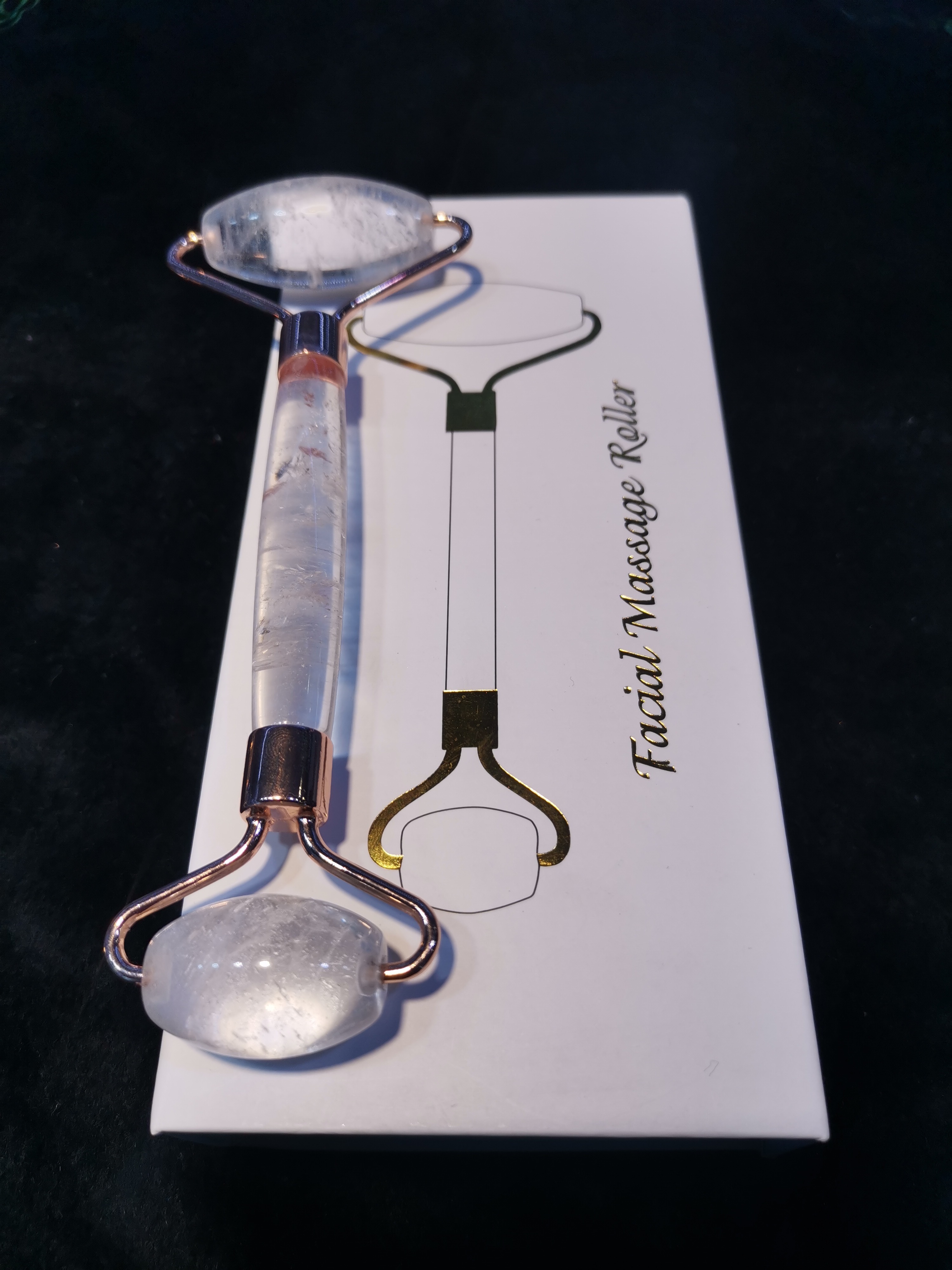 Natural Crystal Jade Massage Roller - Image 2